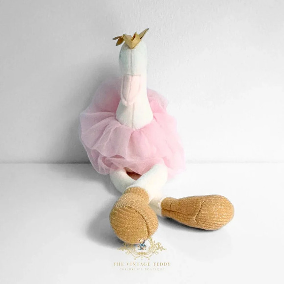 NWT Pretty Girls Princess Ballerina Dolly Plush Toy Handmade Swan Cute Kids Toys - Picture 2 of 3